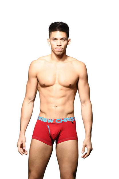 Andrew Christian Fly Tagless Boxer w/ ALMOST NAKED® Red