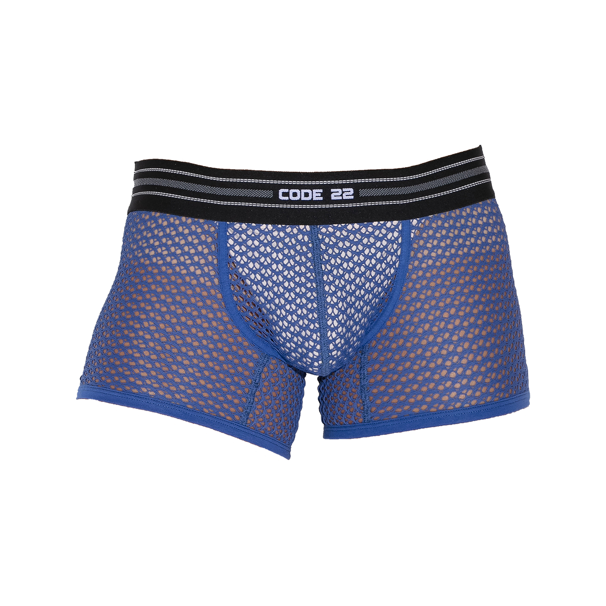 CODE 22 Openwork Trunk Steel Blue – Gunderwear
