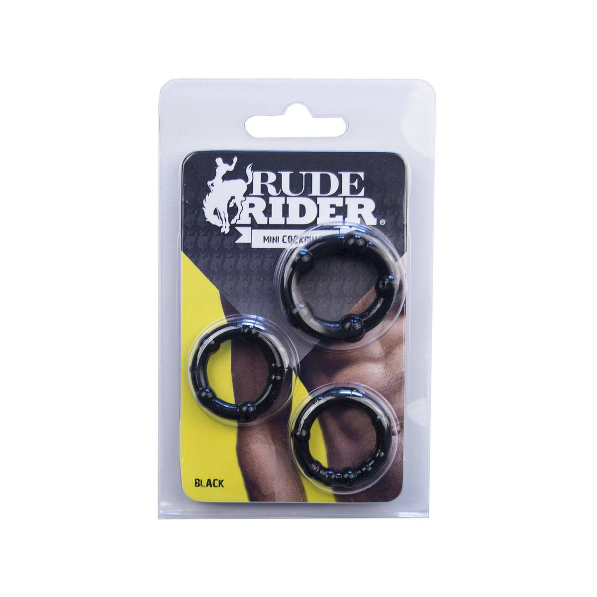 Rude Rider Mini Cock Rings Black (3-Ring-Set) – Gunderwear