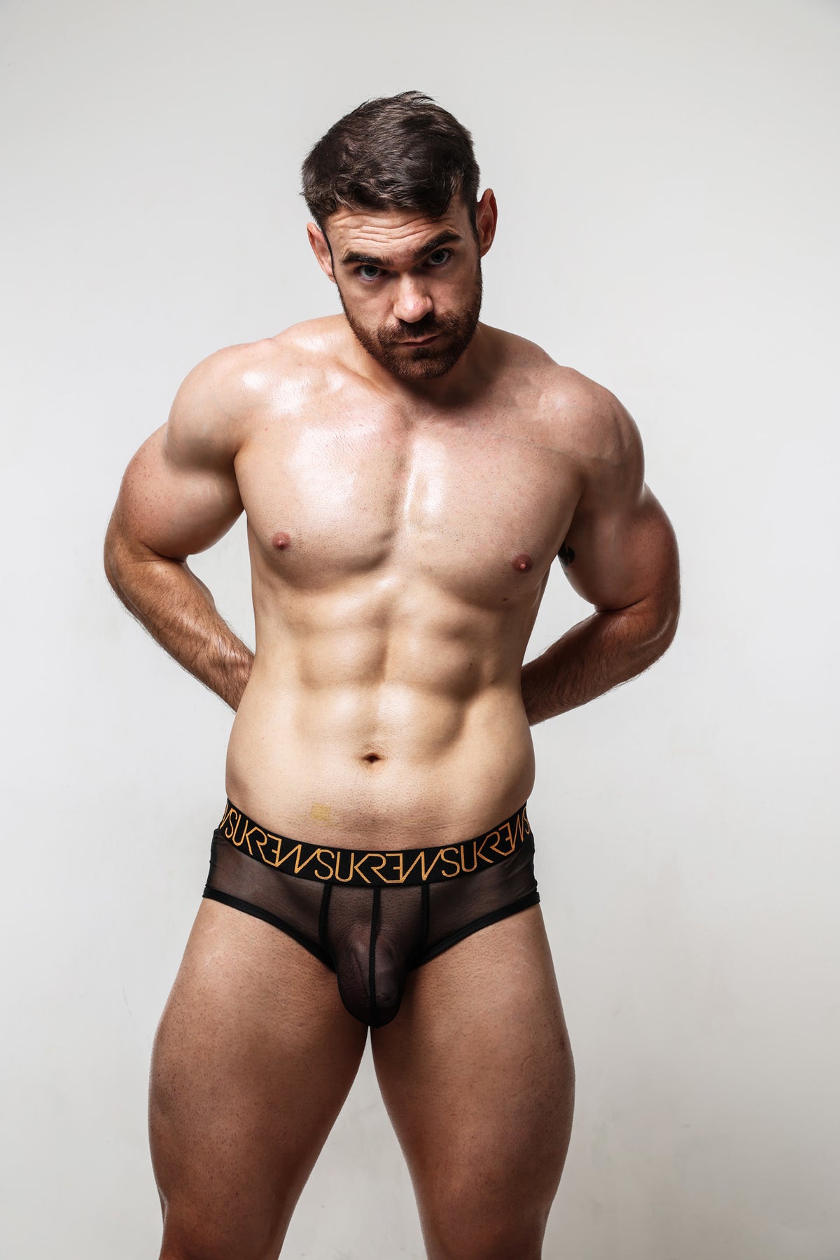 SUKREW Sheer Apex Brief Shadow Black